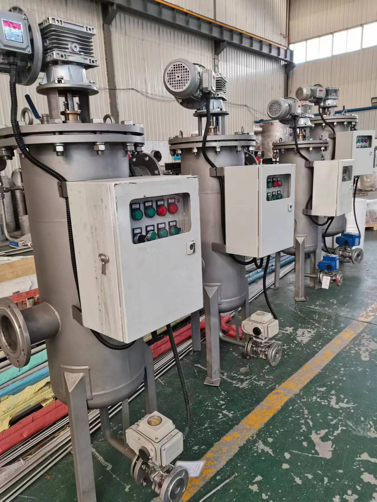 不銹鋼材質PLC智能控制刷式自清洗過濾器 不銹鋼材質PLC智能控制刷式自清洗過濾器