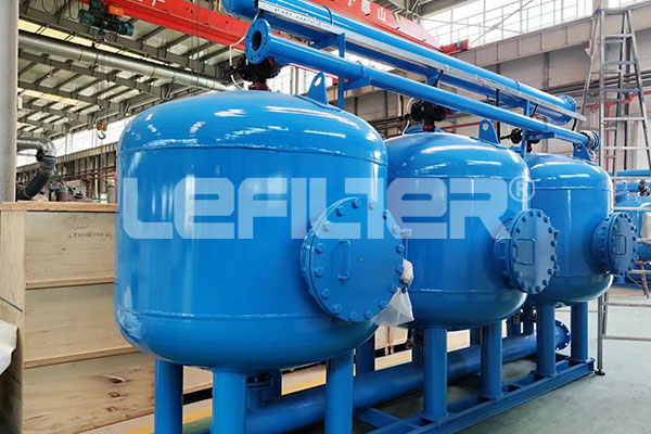 鋼廠中水回用淺層砂過濾器